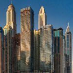 A dashing view of the Dubai Skyline during daytime