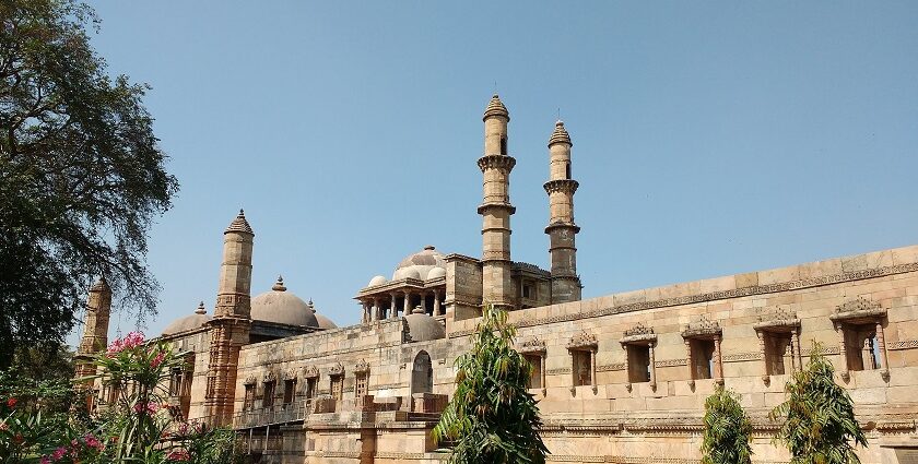 Majestic Champaner Fort which is now recognised as a UNESCO World Heritage site.