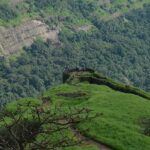 An image of a view of Rajmachi Fort in Rajmachi, one of the places for trekking in Western Ghats